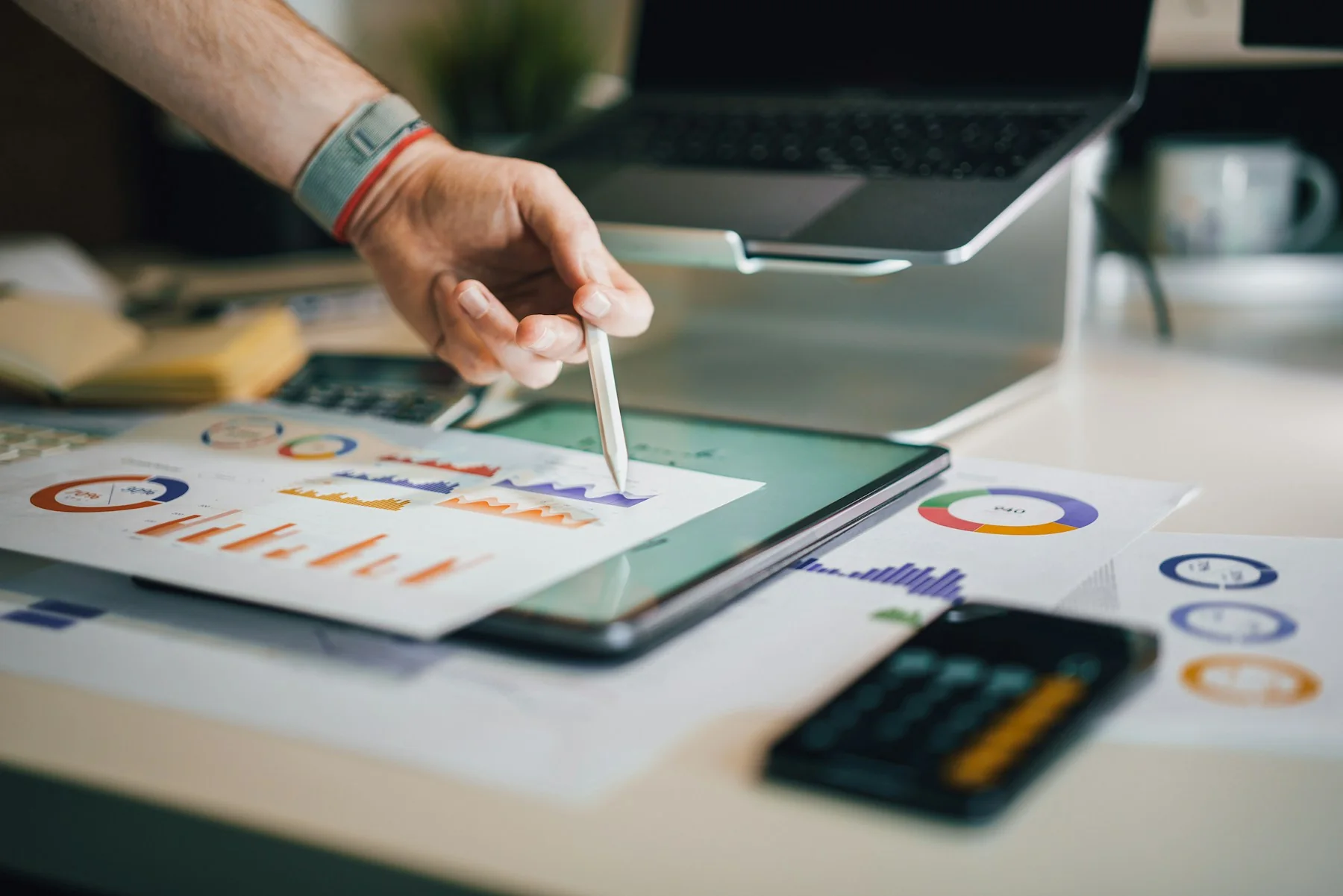 Reviewing reports to develop a marketing strategy